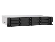  NEW  QNAP TS-1273AU-RP-8G NAS 12 HDD trays, 2x 2.5 GbE, rackmount, 2 PSU. 4-core AMD V1500B