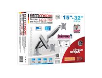 ArmMedia LCD-T32 Silver настольный кронштейн для 2 мониторов (VESA75/100, 15-32 , 2x2-9кг)