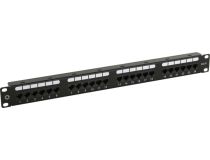 Patch Panel 19 1U UTP 24 port кат.6 5bites  PPU65-21 разъём KRONE&110 (dual IDC)