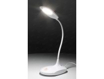 Ultraflash UF-711 C01 белый Настольный светильник (280 люмен, 6000K, 6Вт, 230В)