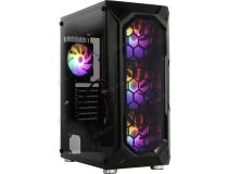 Miditower 1STPLAYER FIREBASE X6 X6-3G6P-1G6 Black ATX без БП