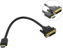 Greenconnect GCR-HD2DVI1-0.3m Кабель HDMI to DVI-D (19M -25M) 0.3м