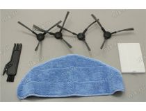 Kitfort KT-572 Пылесос-робот (28Вт, 0.6л/0.3л, турбощетка, 2500 мАч, WiFi, cam)