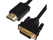 Greenconnect GCR-HD2DVI1-10m Кабель HDMI to DVI-D (19M -25M) 10м