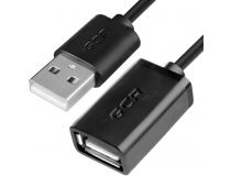 Greenconnect GCR-UEC6M-BB2S-1.5m Кабель удлинительный USB 2.0AM-- AF 1.5м