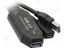 Greenconnection GCR-51926-10m Кабель удлинительный USB 3.0 A-- A 10м
