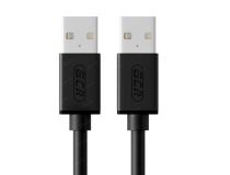 Greenconnect GCR-UM2M-BB2S-3.0m Кабель 3.0m USB 2.0, AM/AM, черный, 28/28 AWG, экран, армированный, морозостойкий