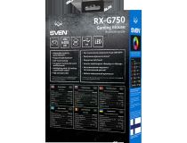 SVEN Gaming Optical Mouse RX-G750 Black  (RTL) USB 6btn+Roll