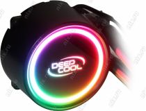 Deepcool DP-H12CF-GL240-ARGB GAMMAXX L240 A-RGB (4пин, 1155/1366/2011/2066/AM4-FM2, 30дБ, 500-1800об/мин, Al)