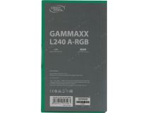 Deepcool DP-H12CF-GL240-ARGB GAMMAXX L240 A-RGB (4пин, 1155/1366/2011/2066/AM4-FM2, 30дБ, 500-1800об/мин, Al)