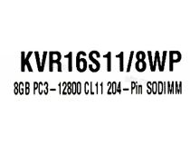 Kingston KVR16S11/8WP DDR3 SODIMM 8Gb PC3-12800  CL11 (for NoteBook)