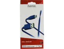 Hama 187226  Кабель USB AM-- micro-B 1м
