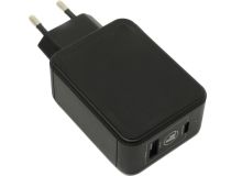 Hama 183321 Зарядное устройство USB (Вх. AC100-240V,Вых. DC5/9/12/15/20V, 42W, USB+USB-C)