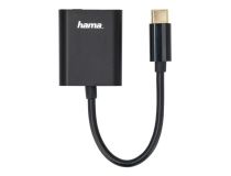 Hama 135748  Кабель-адаптер USB-CM -- USB-CF+Jack3.5-F