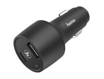 Автомобильное зар./устр. Hama H-183323 3A+2.4A PD+QC универсальное черный (00183323)