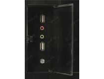 Minitower DELUX ML113 Black/Silver MicroATX 450W (24+4пин)