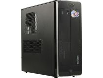 Minitower DELUX ML113 Black/Silver MicroATX 450W (24+4пин)