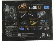 GIGABYTE Z590 D (RTL) LGA1200 Z590 3xPCI-E DP GbLAN SATA RAID ATX 4DDR4