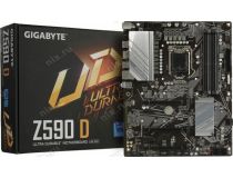 GIGABYTE Z590 D (RTL) LGA1200 Z590 3xPCI-E DP GbLAN SATA RAID ATX 4DDR4