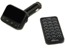 Ritmix FMT-B200 (FM Transmitter,передаёт звук на FM-приёмник,пит.от прикур,2xUSB)