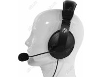 Наушники с микрофоном OKLICK HS-M137V Black  (шнур 1.8м) 614046 