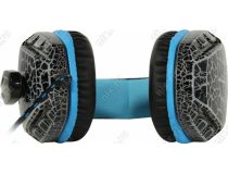 Наушники с микрофоном OKLICK HS-L400G  Black-Blue (шнур 1.8м) 359480 