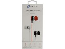 Наушники с микрофоном OKLICK HS-S-210  White (шнур 1.1м) 374402 