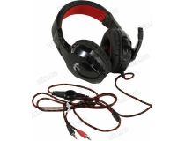 Наушники с микрофоном OKLICK HS-L320G Black-Red  (шнур 1.9м)  359482 