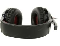 Наушники с микрофоном OKLICK HS-L320G Black-Red  (шнур 1.9м)  359482 