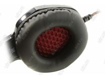 Наушники с микрофоном OKLICK HS-L320G Black-Red  (шнур 1.9м)  359482 