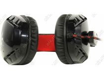 Наушники с микрофоном OKLICK HS-L320G Black-Red  (шнур 1.9м)  359482 