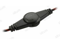 Наушники с микрофоном OKLICK HS-L320G Black-Red  (шнур 1.9м)  359482 