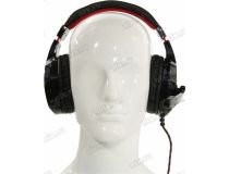 Наушники с микрофоном OKLICK HS-L320G Black-Red  (шнур 1.9м)  359482 