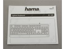 Клавиатура Hama KC-550 R1182671  USB  105КЛ, подсветка клавиш