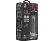 Колонка Defender G32 (20W, Bluetooth, USB, microSD, FM, MP3, Li-Ion)  65232 