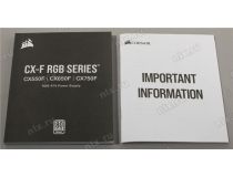 Блок питания Corsair CX550F RGB White CP-9020225-EU  550W ATX(24+2х4+2x6/8пин) Cable Management