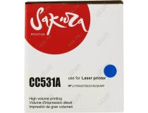 Картридж SAKURA CC531A Cyan для HP CP2020/CP2025/CM2320