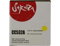 Картридж SAKURA CC532A Yellow для HP CP2020/CP2025/CM2320