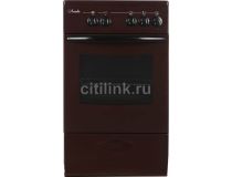 Плита Электрическая Лысьва EF3001MK00 коричневый стеклокерамика (без крышки)