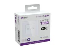 HIPER Smart wall 3-Way Touch Switch IoT T03WУмный выключатель встраиваемый 3 кнопки