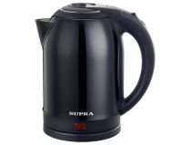 10134 Чайник электрический Supra KES-2003N 2л. 1500Вт черный (корпус: металл)