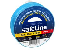 SafeLine PRO 012676 Изолента ПВХ (синяя, 19x0.15мм, 20м)