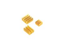 RA539 ACD Набор радиаторов ACD Gold 3 in 1 Heat Sink Set Aluminum for Raspberry Pi 4B комплект из 3шт
