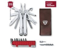 Мультитул Victorinox SwissTool Spirit X (3.0235.L) 105мм 35функц. серебристый подар.коробка