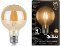 Gauss 105802006 (E27, 550 люмен, 2400К, 6Вт, 185-265В)