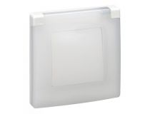 Legrand 672550 ETIKA Рамка с защитной крышкой IP44, белый