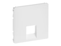 Legrand 755410 Valena LIFE. Лицевая панель для одиночных телефонных/информационных розеток. Белая