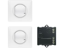 Legrand 67777 Пакет для упр. осв.c 2-х мест. Микромодуль реле 300 Вт 240В + два умных беспров. 1-клав. выкл.