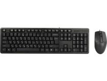 Клавиатура A4Tech KK-3330S USB Black (Кл-ра, USB,+Мышь,3кн, Roll, USB)