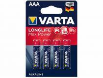Батарейки мизинчиковые VARTA LR03 LongLife Max Power (4 шт)